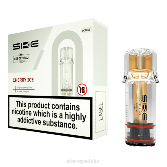 SKE Vape Authentication - SKE vaporizzatori di cristallo più baccelli gelato alla ciliegia N6ZT106
