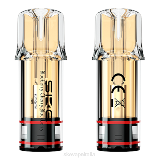 SKE Vape Review - SKE vaporizzatori di cristallo più baccelli mirtillo ciliegia mora N6ZT108
