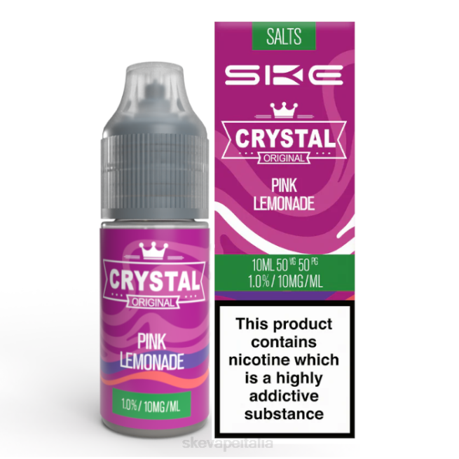 SKE Vape Refills - SKE sale cristallino - 10 ml limonata rosa N6ZT117