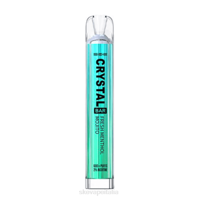 SKE Vape Pen - SKE vaporizzatore usa e getta con barra di cristallo mojito fresco al mentolo N6ZT69